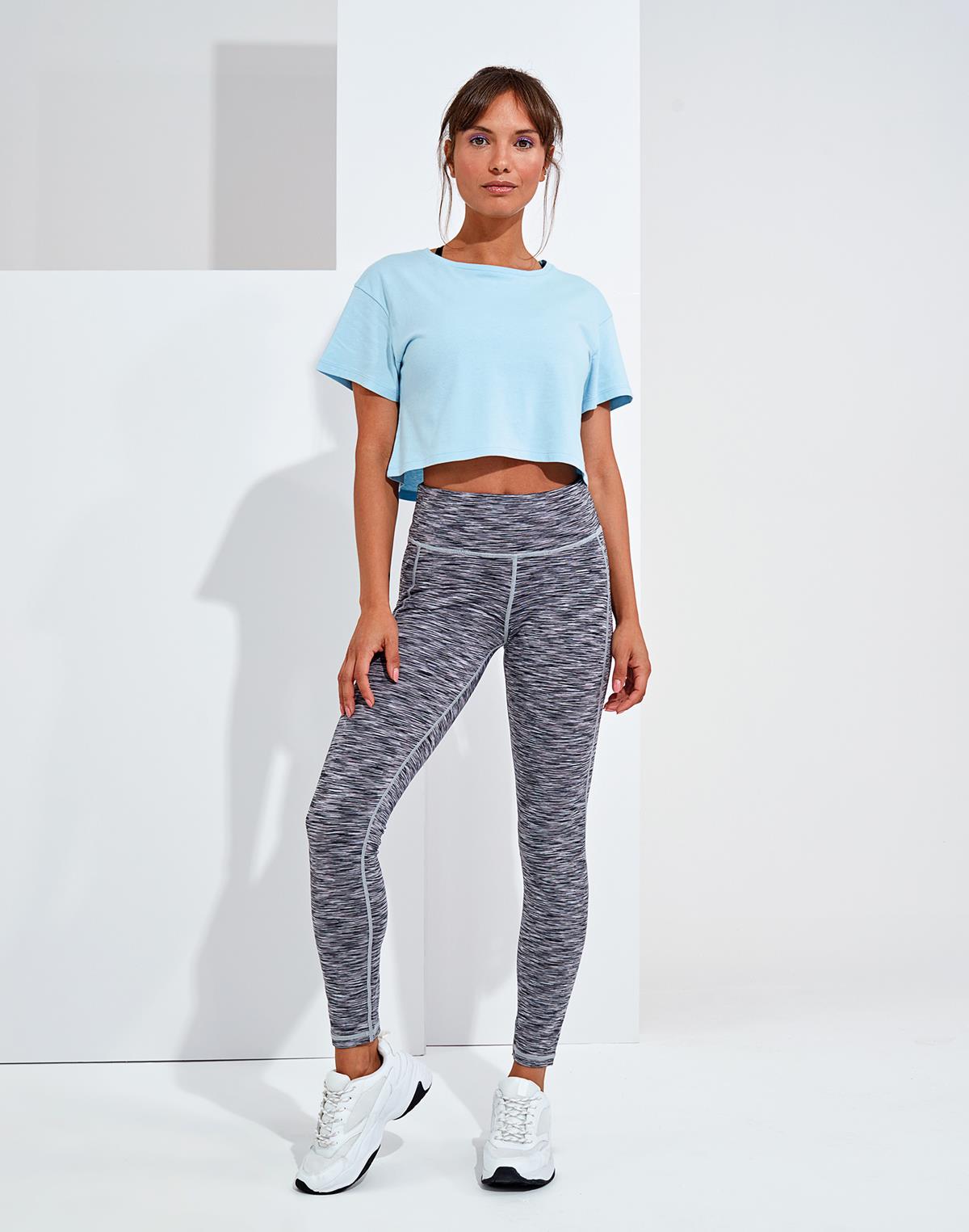 Women's TriDri® seamless '3D fit' multi-sport denim look leggings -  Branditright
